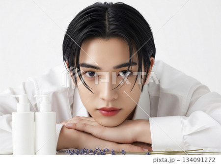 イケメン男性の美容イメージ イケメン男性の美容イメージ 134091272