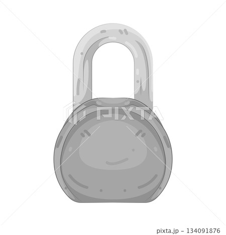 Illustration of padlock  134091876