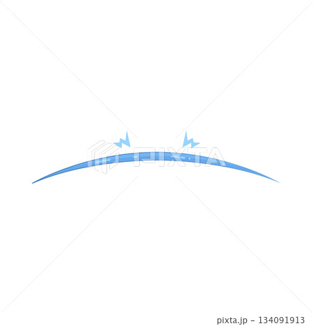 Illustration of space horizon Illustration of space horizon 134091913