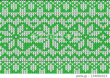 Green and white christmas pattern wallpaper 134092023