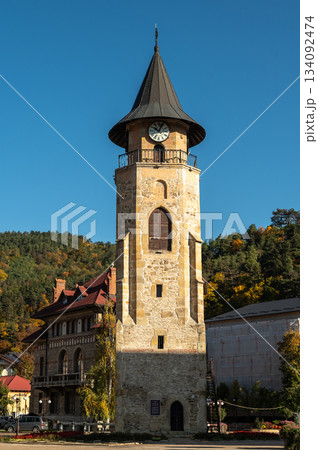 Historic Center of Piatra Neamt in Autumn 134092474