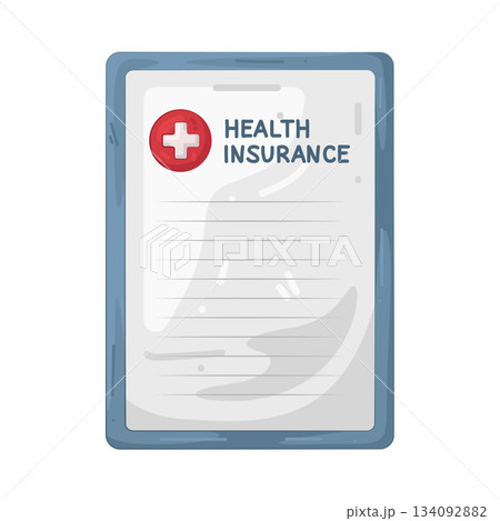 Illustration of health insurance  134092882