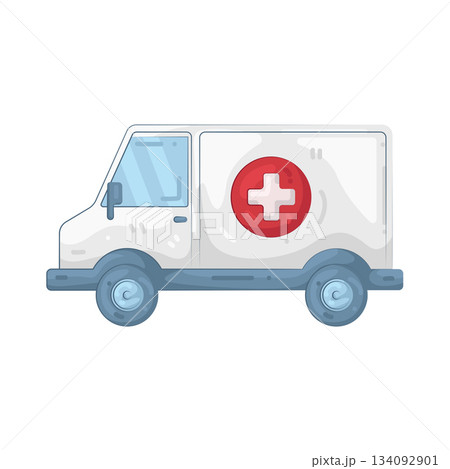 Illustration of ambulance  134092901