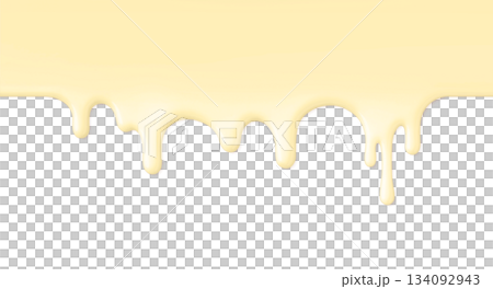 垂れる マヨネーズ イラスト リアル 134092943