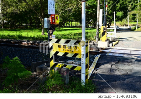 JR山田線樺底踏切付近の風景 134093106