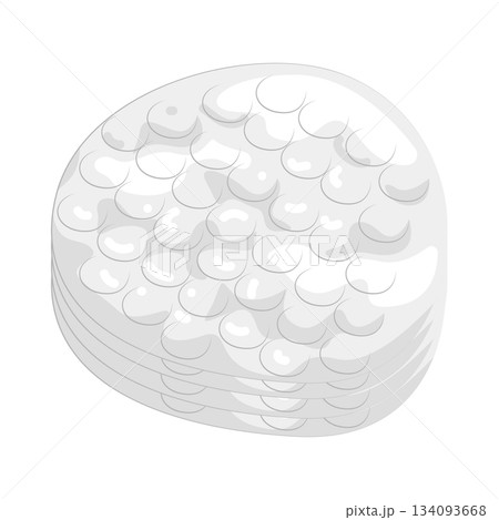 Illustration of cotton pad Illustration of cotton pad 134093668