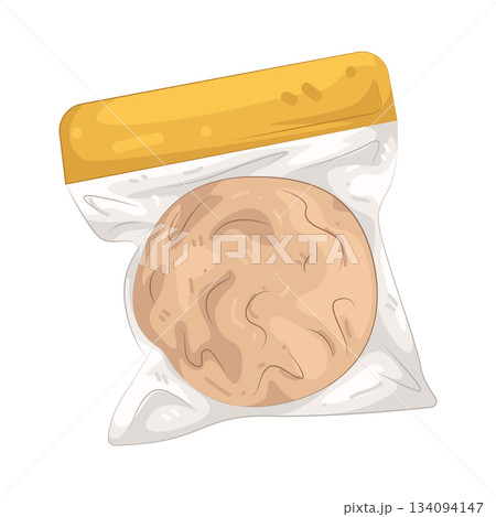 Illustration of bread bag 134094147