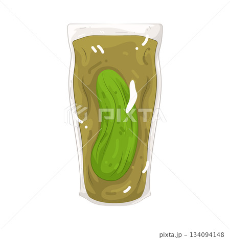 Illustration of pickles bag Illustration of pickles bag 134094148