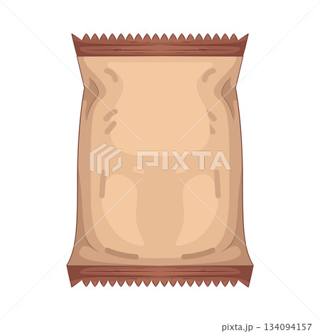 Illustration of chips bag 134094157