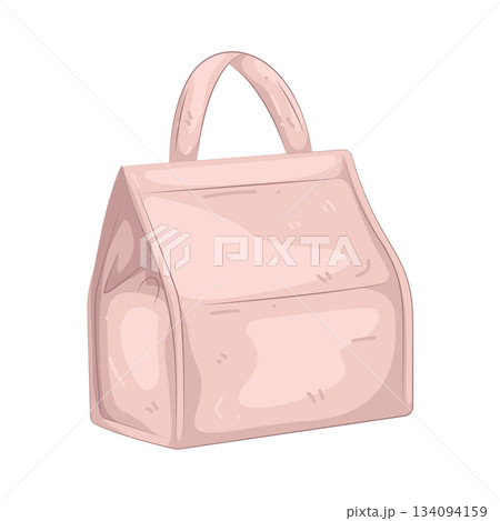Illustration of lunch bag Illustration of lunch bag 134094159