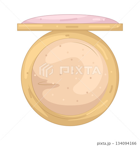 Illustration of compact powder  134094166