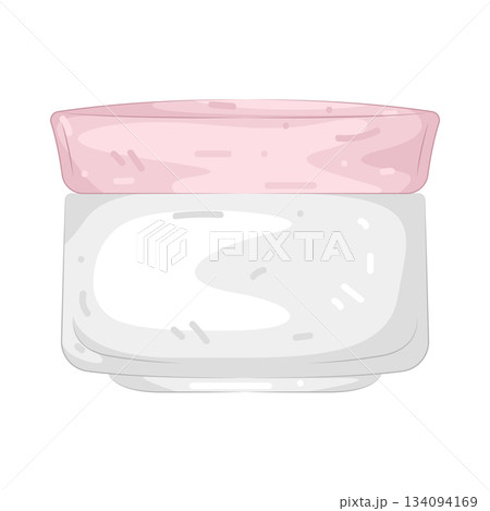 Illustration of cream jar Illustration of cream jar 134094169