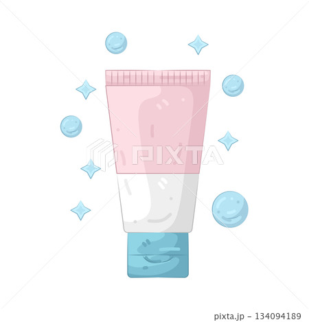 Illustration of facial wash  134094189