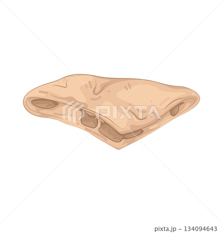 Illustration of chicken quesadilla  134094643