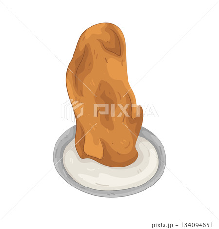 Illustration of fried chicken  134094651