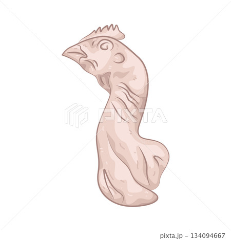 Illustration of chicken head Illustration of chicken head 134094667