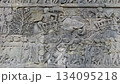 アンコール・トムの壁画レリーフ 134095218