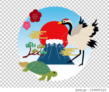 起重機和雞幸運獎 134095329