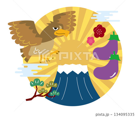 一富士二鷹三茄子　初夢 134095335