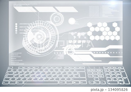 Futuristic technology interface Futuristic technology interface 134095826