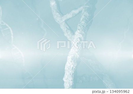 Digitally composite image of DNA Digitally composite image of DNA 134095962