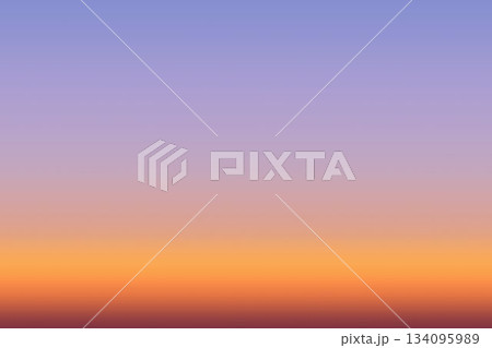 Vertical gradient is blending lavender, pink, orange and reddish brown in flat design, copy space 134095989