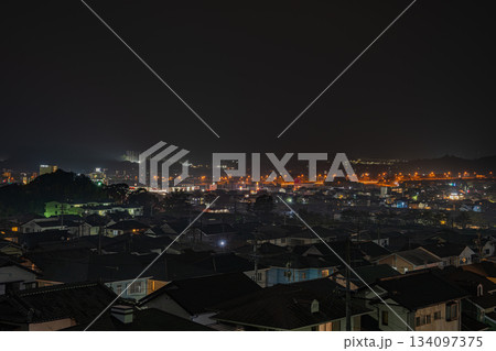菊川市の夜景(静岡県) 134097375