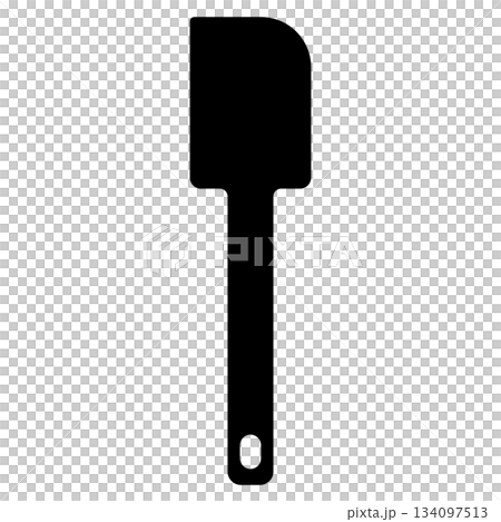 Rubber spatula icon 134097513