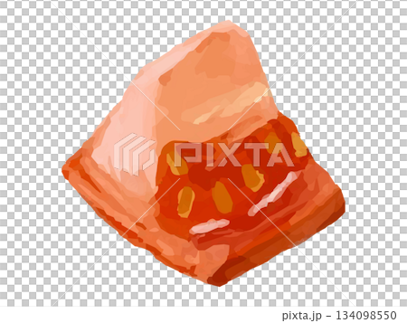 Diced tomato illustration (triangle) 134098550
