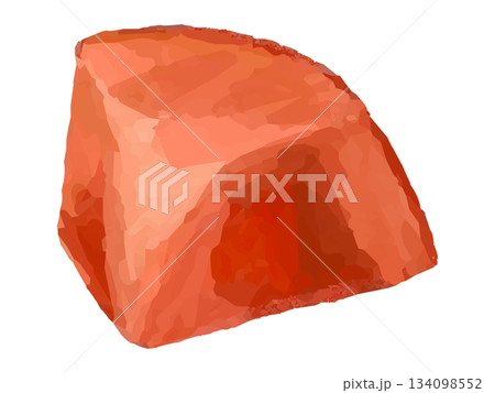 さいの目切りのトマトのイラスト(種がほとんどない箇所) 134098552