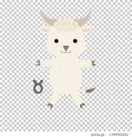 12星座_牡牛座_ポップ 12星座_牡牛座_ポップ 134098882