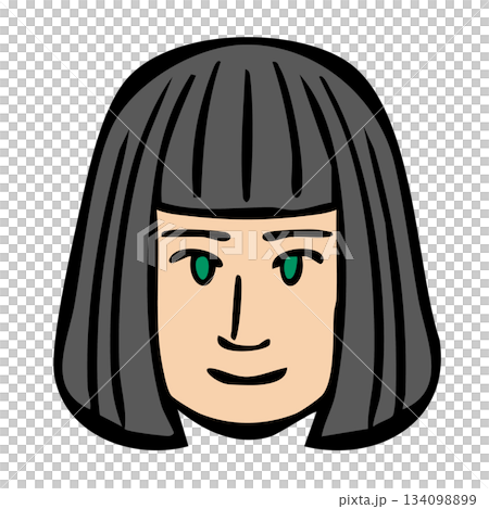 圖標_人物、女性、外國人、國籍 圖標_人物、女性、外國人、國籍 134098899