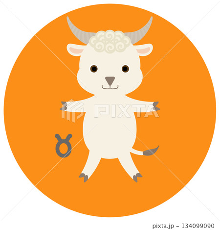 12星座_牡牛座_ポップ 134099090