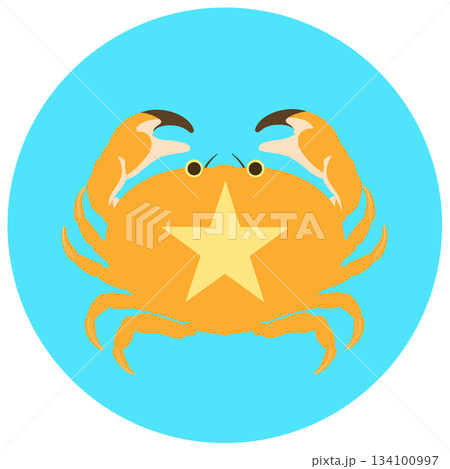 12星座_蟹座_ポップ 134100997