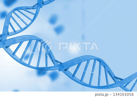 Medical background with blue dna helix Medical background with blue dna helix 134101058