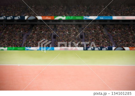 Computer graphic image of stadium 134101285