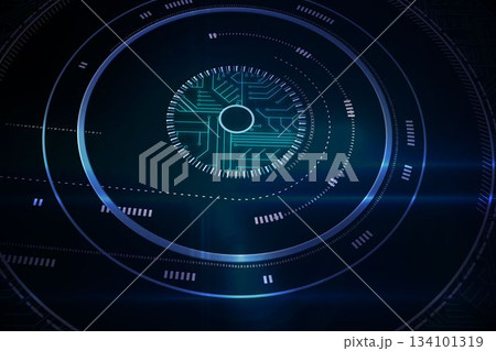 Futuristic technological background 134101319