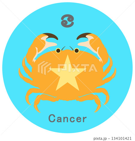 12星座_蟹座_ポップ 12星座_蟹座_ポップ 134101421