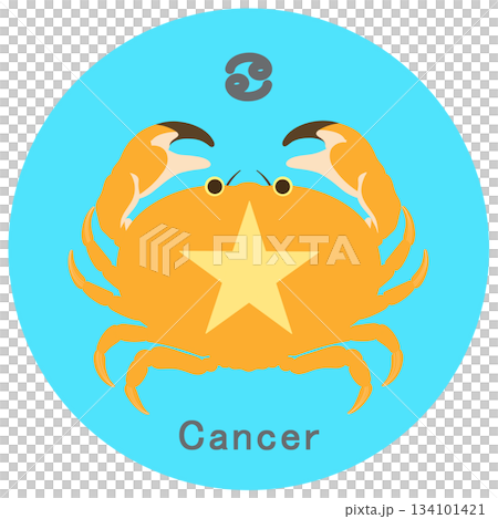 12星座_蟹座_ポップ 12星座_蟹座_ポップ 134101421