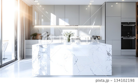 高級モダンキッチンのインテリア 134102198