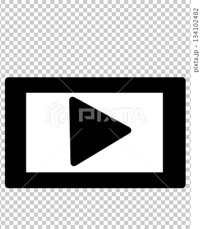 動画再生画面のアイコン 動画再生画面のアイコン 134102482