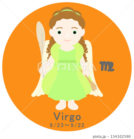 12星座_乙女座_ポップ 134102590