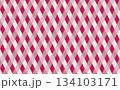 チェック背景　パターンスウォッチ　バレンタイン配色 134103171
