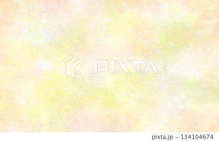 水彩の抽象的な淡い春色背景 134104674