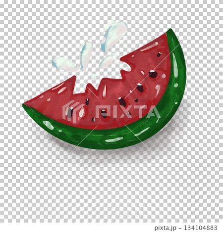 half watermelon look delicious and fresh half watermelon look delicious and fresh 134104883