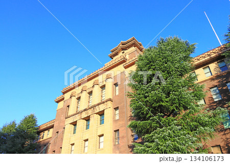 愛知県名古屋市、名古屋市役所本庁舎の風景 愛知県名古屋市、名古屋市役所本庁舎の風景 134106173