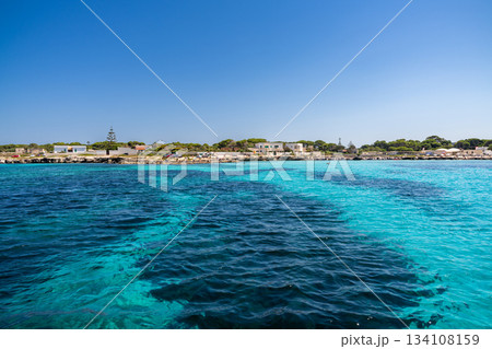 Favignana, Sicily, Italy. a sunny day at the beach Favignana, Sicily, Italy. a sunny day at the beach 134108159