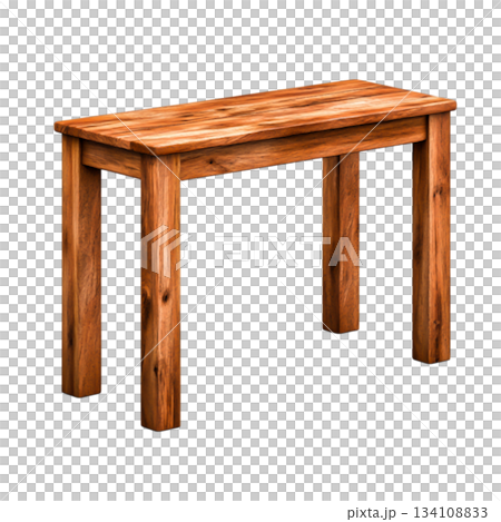 Rustic Wooden Console Table with Simple Design for Home Decor and Furniture Use 134108833