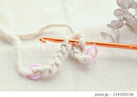 編み物イメージ  134109156