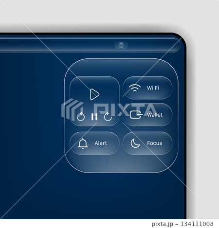 Modern Operating System Control Panel User...のイラスト素材 [134111008] - PIXTA